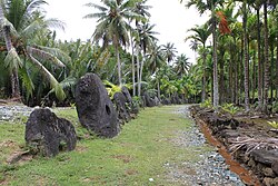 Rai stones on Yap