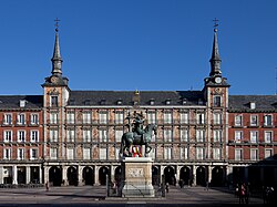 The Plaza Mayor, built in the 16th century