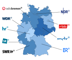 Map of ARD-members