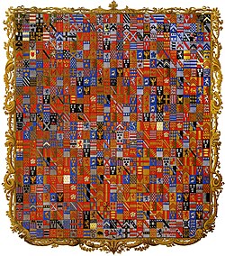 The 719 heraldic quarterings of the Temple-Nugent-Brydges-Chandos-Grenville family
