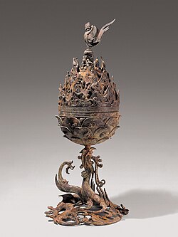 Gilt-bronze Incense Burner of Baekje