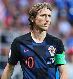 Luka Modrić is Croatia's most capped player.