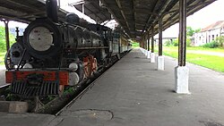 Gare Station in Santa Maria: the city was a strategic railroad nexus.