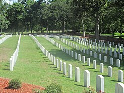Wilmington National Cemetery has markers dating to the American Revolution and the American Civil War.
