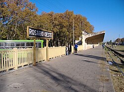 Rosario Oeste station concentrated passengers traffic after French-owned railways were nationalised in 1948.