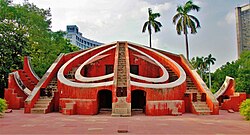 Jantar Mantar in Delhi, built by Jai Singh II