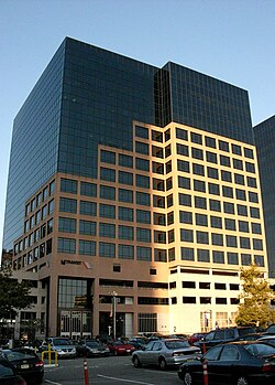 NJ Transit's headquarters at Penn Plaza East in Newark