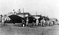 The Brewster F2A Buffalo participated in air campaigns over Malayan, Singapore and Dutch East Indies.