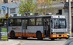 SEMTUR runs the only trolleybus line in Rosario.