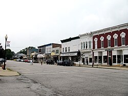 The historic district of New Carlisle is listed on the National Register of Historic Places