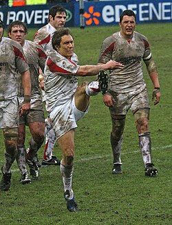 Wilkinson kicking for Newcastle