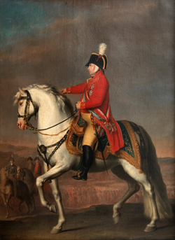 The Prince Regent reviewing the troops at Azambuja (Sequeira, 1803)