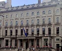 The clubhouse at 127 Piccadilly, designed by Mewès & Davis