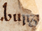 A burg (at the time spelled using the insular G) in the Beowulf