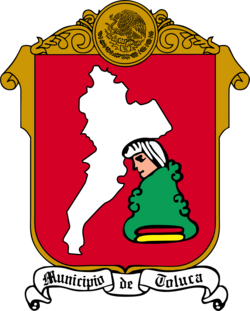 Coat of arms of Toluca, State of Mexico.