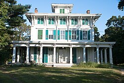 The former Holmes–Tallman House, prior to its demolition in 2025