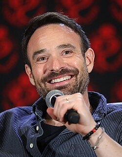 Charlie Cox portrays Daredevil in the Marvel Cinematic Universe.