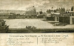 Opening of the Ringsend Docks, Dublin, 23 April 1796