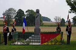 Lancers forming a guard of honour in full dress
