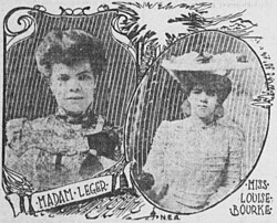 Haitian aristocrats Madame Leger and Louise Bourke, 1904
