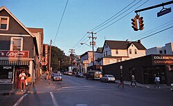 Collegetown, Ithaca, in the mid-1980s