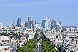 La Défense, seen from the Eiffel Tower