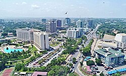 High-rise buildings in Accra, the capital