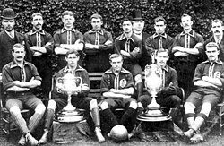 The Everton team that won the first league title in 1891