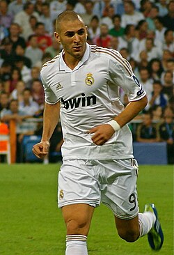 Karim Benzema won the award with a record number of points.