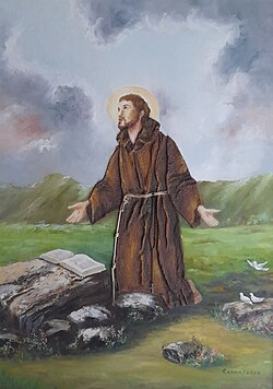 São Francisco das Chagas, painted by Ducarmo Teles