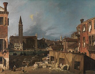 The Stonemason's Yard, painted c. 1725