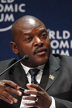 Pierre Nkurunziza was elected president in 2005