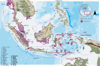 Evolution of the Portuguese Empire in Southeast Asia from 1511 to 1975.