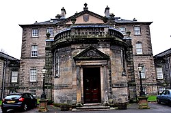 Front facade of Pollok House