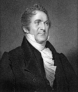 Engraving of Wirt between c. 1810–34 by James Barton Longacre.
