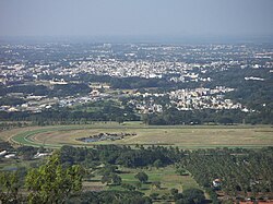 View of the city from Chamundi Hills