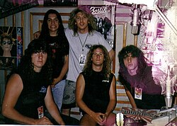 Pioneering death metal band Death in 1989