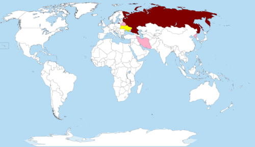 Countries sending weaponry to Russia Russia Ukraine