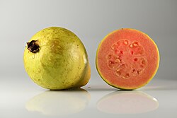 Guava with slice