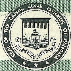 The depiction of the seal from the 1965 postage stamp.