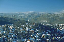 Wernigerode and the Brocken in winter