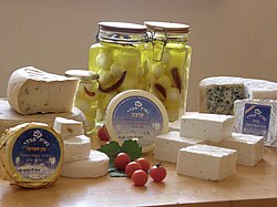 Varieties of goat cheese