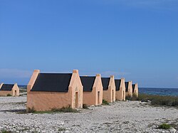Slave huts