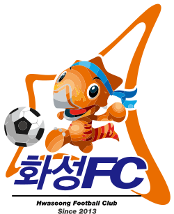 The previous club crest included the Hwaseong City mascot.
