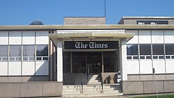 Shreveport Times office building on Lake Street in Shreveport