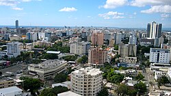 View of Santo Domingo, the Dominican Republic's capital city