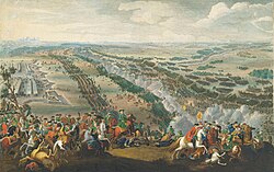 The Battle of Poltava in 1709. In the following years, Russia and her allies occupied all Swedish dominions on the Baltic coast and even Finland.