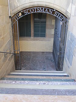 Entrance to the Scotsman Steps from The Scotsman Hotel.