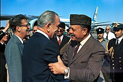 Johnson met with President of Pakistan Ayub Khan.