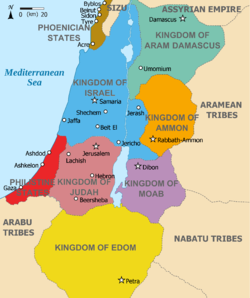 The Levant c. 830 BCE
